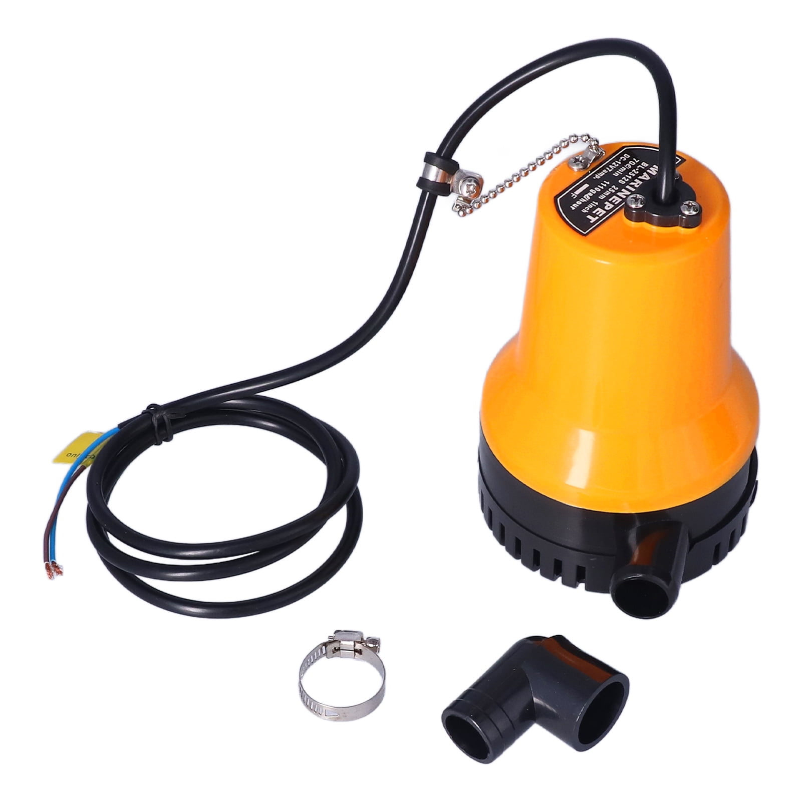 Electric Bilge Pump, Safe Horizontal Shaft Position Submersible Bilge