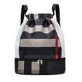 thumbnail image 1 of Mochila con cordón, Bolsa con cordón, Mochila con cordón, Mochila grande con separación en seco y húmedo, 1 of 5