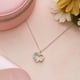 thumbnail image 5 of Collar Corazon De Flor Para Mujer De Plata 925, Medida 45cm., 5 of 5