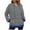 Black, variant on Timegard Sweatshirt for Women Long Sleeve Striped Color Block Hoodies Pullover Fall Casual Loose Top