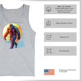 thumbnail image 6 of Full Moon Bigfoot Men's Tank Top Hiking Sasquatch Hide and Seek Champion, 6 of 7