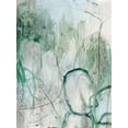 thumbnail image 2 of Vess, June Erica 19x24 Gold Ornate Wood Framed with Double Matting Museum Art Print Titled - Verdigris Fresco II, 2 of 4