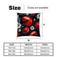 thumbnail image 5 of Seven Starred Ladybird Luxurious Velvet Pillows Covers Set of 2 for Throw Pillow or Bed Pillow, Unique Patterns, 16x16 18x18 20x20 Inches,for Various Occasions, 5 of 6