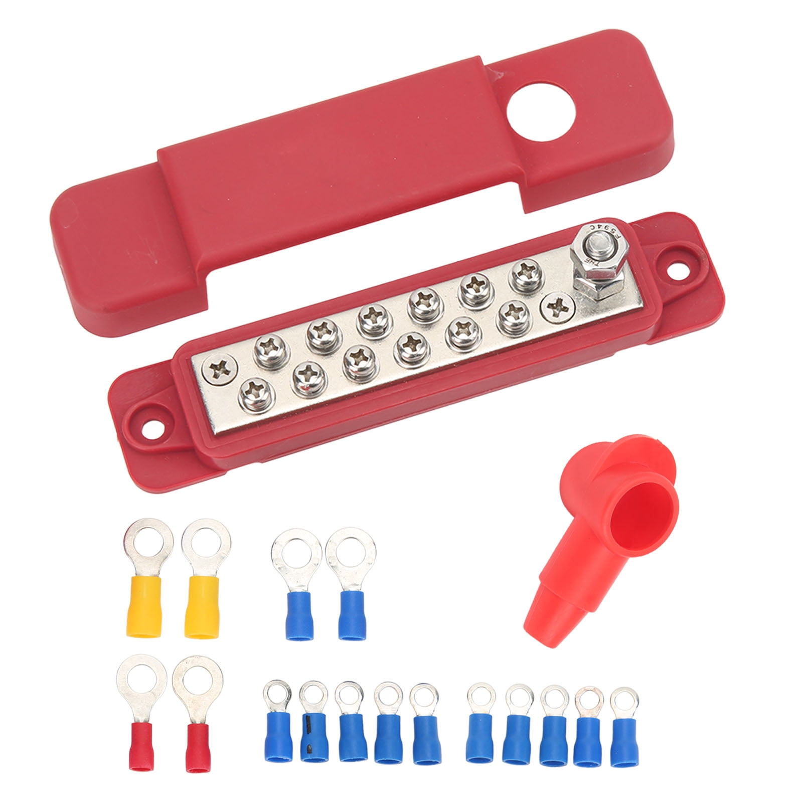 Marine Supply Busbar,12 Terminal Distribution Block Terminal ...