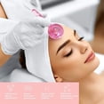 thumbnail image 4 of Massager de roller de cara de hielo Convenientes de los rodillos faciales para el hogar Massagers Massagers Vidrio Skin Care Masajes Globos para Cuidado Personal Pink 1 Par Sweethay CE011398-01B, 4 of 6