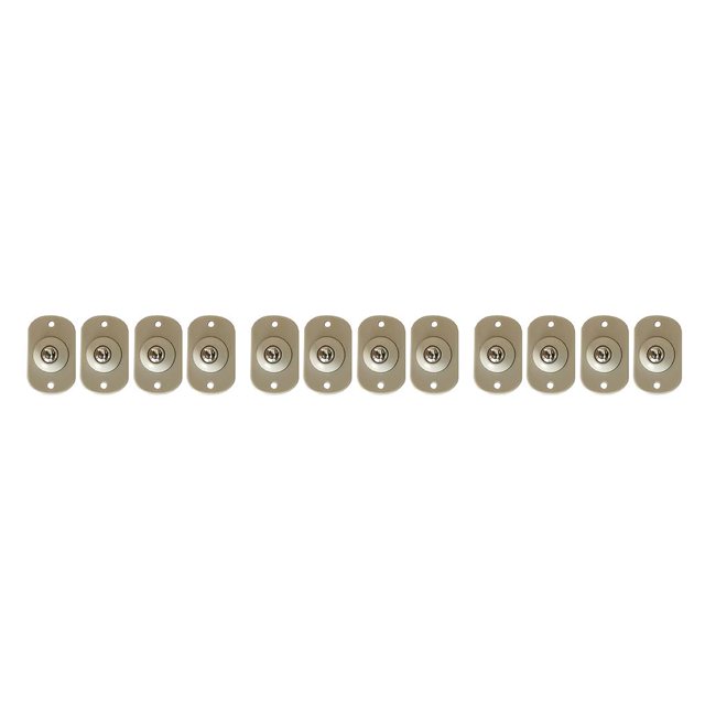 Ounissouiy 4 Uds rueda giratoria autoadhesiva pegajosa Universal muebles polea cuenta de acero Type1 NO1