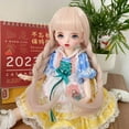 thumbnail image 1 of BJD/SD346Loli Perruque Poupée Fille Frange Cheveux Longs Accessoires Poupée Perruque Cheveux Ondulés Bouclés, 1 of 5