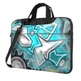 thumbnail image 1 of Zufioo Geometry Dash for Laptop Bag, Zippered Computer Shoulder Bag Messenger Bag Briefcase, Suitable for School, Work, Travel, 1 of 9