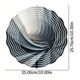 thumbnail image 5 of 3D Metal Hanging Wind Spinners - Design with Color Gradient for Yard & Garden Decor Surreal Aesthetic Perfect Wind Chimes for Outdoor Spaces, 5 of 6