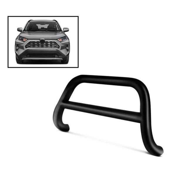 Black Horse A Bar No Skid Plate Black Compatible with 2019-2024 Toyota Rav4|2021-2024 Toyota Venza-CBB-TOB4802
