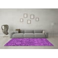 thumbnail image 3 of Ahgly Company Indoor Rectangle Abstract Pink Contemporary Area Rugs, 5' x 7', 3 of 4