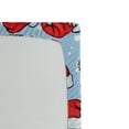 thumbnail image 2 of Ambesonne Retro Fitted Sheet, Pop Art Style Poster, Queen Size, Red Blue, 2 of 2