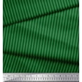 thumbnail image 2 of Soimoi Green Rayon Crepe Fabric Vertical Stripe Print Sewing Fabric Yard 46 Inch Wide, 2 of 3