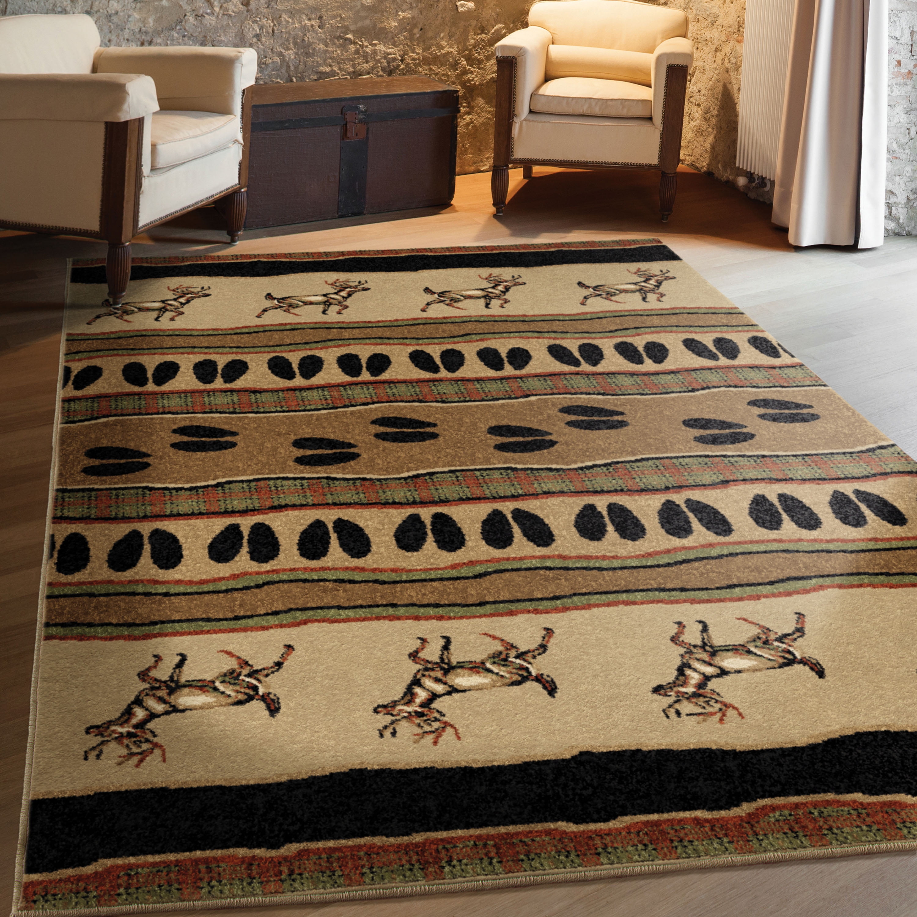 Orian Rugs Whitetail Bisque Area Rug or Runner
