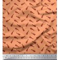 thumbnail image 1 of Soimoi Polyester Crepe Fabric Guitar Musical Instrument Print Fabric by The Yard 52 Inch Wide, 1 of 3