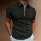 thumbnail image 4 of Camisa de manga larga con solapa y rayas en contraste para hombre: para todas las estaciones, poliéster y algodón, diseño elegante, 4 of 8