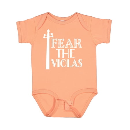 

Inktastic Fear the Violas Orchestra Music Gift Baby Boy or Baby Girl Bodysuit