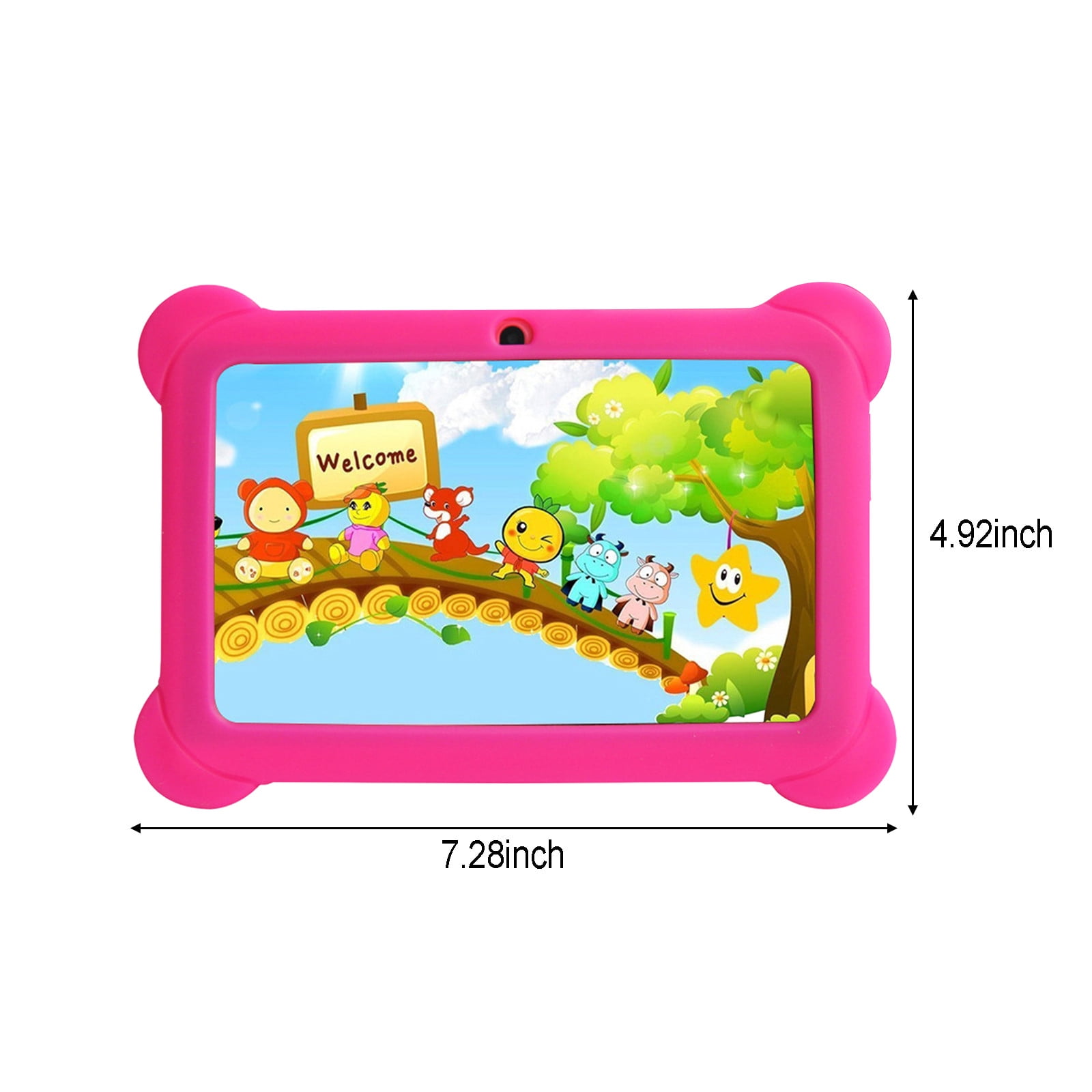 PPgejGEK 7-inch Children's Tablet Computer android Tablets Children's Early Education Learning Machine Parent-child Gift Machine Christmas Gift Built-in Cameras Festival Gift