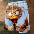 thumbnail image 5 of Xdegoge Funny 3D Animal Print Swim Trunks for Men Quick Drying Board Shorts Novelty Graphic Beachwear Elastic Waist Drawstring Summer Casual Bathing Suits Vacation Shorts, 5 of 5