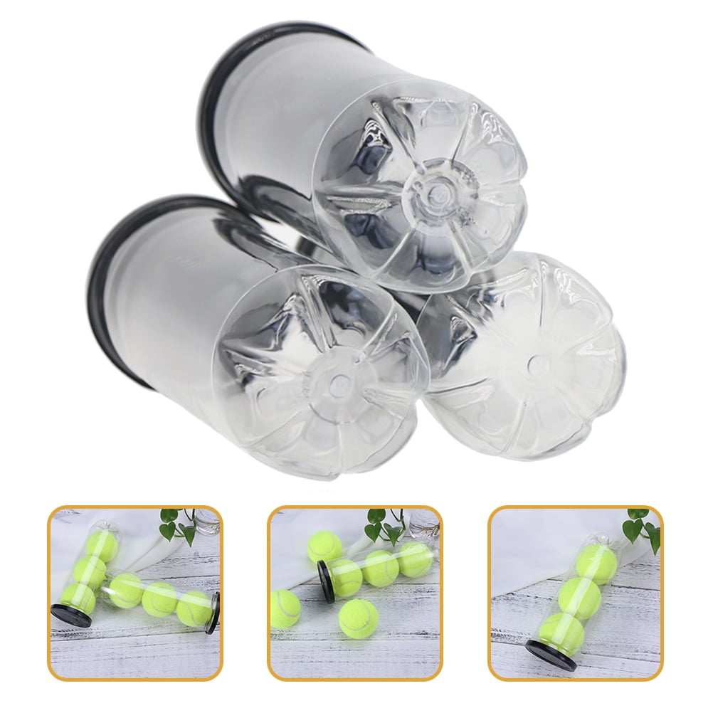 KAKOWELY Tennis Ball Storage Solution Transparent 9Pcs 8.3X3X3In