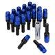 thumbnail image 2 of 20pcs Steel Extended Lug Bolts M12x1.25 28mm Thread with Sleeve Universal for CarBlue, 2 of 5