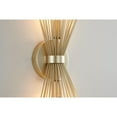 thumbnail image 2 of Design Living Wall Sconce, Gold, 10.6" x 5.5" x 20.5", 2 of 6
