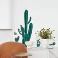 thumbnail image 5 of Clearance Wall stickers under $5,Green Cactus Wall Decals Tropical Wall Stickers DIY Peel And Stick Art Murals For Kids Room Bedroom Living Room Bathroom Kitchen Office Home Decoration, 5 of 6