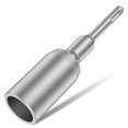 thumbnail image 1 of Ground Rod Driver 30/45/65mm Heavy Duty SDS-Plus T Post Ground Rod Driver Tool Forged Steel Drill Bit Driver Durable Hammer Drill Rod Converter for Hammer Drill, 1 of 10