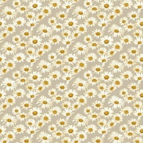 Tempaper x Novogratz Daisies Metallic Greige Peel and Stick Wallpaper, 20.5" x 16.5'