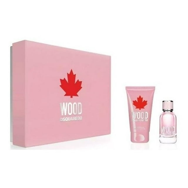 SET DSQUARED2 WOOD FOR HER 2PZS 100ML EDT SPRAY BODY LOTION 150ML