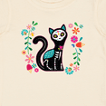 thumbnail image 4 of Inktastic Kitty Cat Floral Skull Dia De Los Muertos Girls Baby T-Shirt, 4 of 5