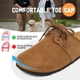 thumbnail image 3 of Ecetana Women's Suede Clogs & Mules Cork Footbed Slip On Leather Mules Indoor Outdoor Sandals, 3 of 6
