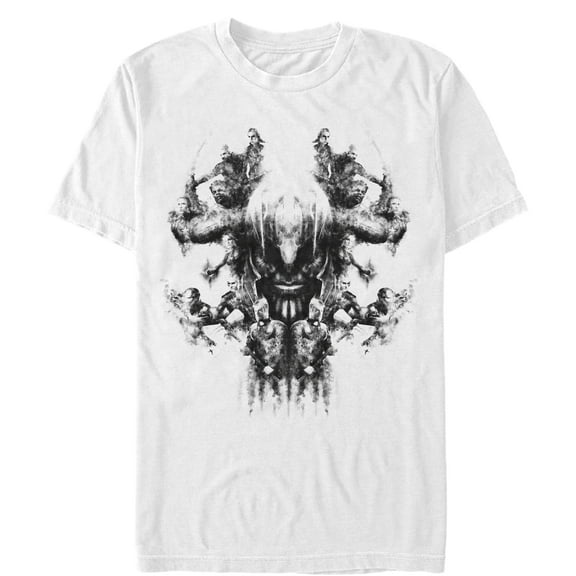 Men's Marvel Avengers: Endgame Thanos Inkblot Test  Graphic Tee White Large