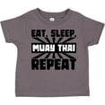 thumbnail image 3 of Inktastic Eat, Sleep, Muay Thai, Repeat Boys or Girls Toddler T-Shirt, 3 of 5