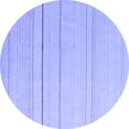 thumbnail image 1 of Ahgly Company Indoor Round Solid Blue Modern Area Rugs, 8' Round, 1 of 4