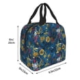 thumbnail image 3 of Lsque Halloween Elements Pattern Lunch Bag Women/Men Insulated Lunch Box,Small Leakproof Cooler Food Lunch Containers Reusable High Capacity Lunch Tote Bags, 3 of 6
