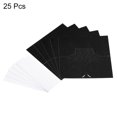 thumbnail image 3 of Uxcell Table Name Place Cards,25pack Favor Decor Hollow Butterfly Cut Design Seat Blank Card, Black, 3 of 5