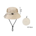thumbnail image 4 of Waterproof Sun Hat, Rain Hat for Women, UPF 50+ UV Protection, Wide Brim, Packable, Lightweight, Fishing Hat for Hiking, Travel, 4 of 9