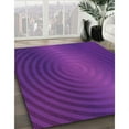 thumbnail image 3 of Ahgly Company Machine Washable Indoor Rectangle Transitional Bright Purple Area Rugs, 8' x 12', 3 of 7