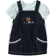Disney - Newborn Girls' Bambi Denim Skirtall Set