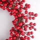 thumbnail image 5 of EeaseMX Corona navideña de bayas artificiales con cuentas rojas, adorno decorativo para Acción de Gracias, otoño, boda (35 cm), 5 of 7