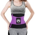 thumbnail image 2 of Cinturón de entrenamiento de cintura Moolida, talla pequeña, 61 a 71 cm, color morado, 2 of 7