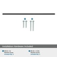 thumbnail image 6 of Amerock Bar Pulls 12-5/8 inch (320mm) Center-to-Center Matte Black Cabinet Pull, 6 of 9