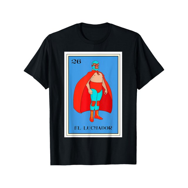 Camiseta divertida de la lotería mexicana El Enmascarado