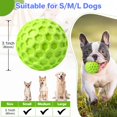 thumbnail image 2 of Pelota chirriante indestructible de juguete para perros DISSONIC para masticadores agresivos, 2 of 8
