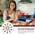 thumbnail image 2 of Brown Wood Butter Knives for Kitchen Use with Smooth Surface Synthetic Material 10pcs, 2 of 9