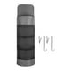 thumbnail image 1 of Bolsa de almacenamiento colgante con gancho, ideal para pelotas de fútbol, ​​pelotas de tenis u otros. Gris, 1 of 9