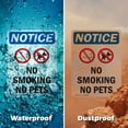 thumbnail image 5 of (2 Pack) No Smoking No Pets Sign, 5 of 7