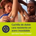 thumbnail image 2 of Philips Oneblade Intimate, Para Las Zonas Íntimas, Incluye Cuchilla Skinprotect, 1 peine recortador, Recargable, para uso en seco o con la piel húmeda, Resistente al agua, 2 of 5