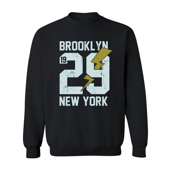 Brooklyn Team Vintage Style Sweatshirt Men -Image by Shutterstock, Male 4X-Large